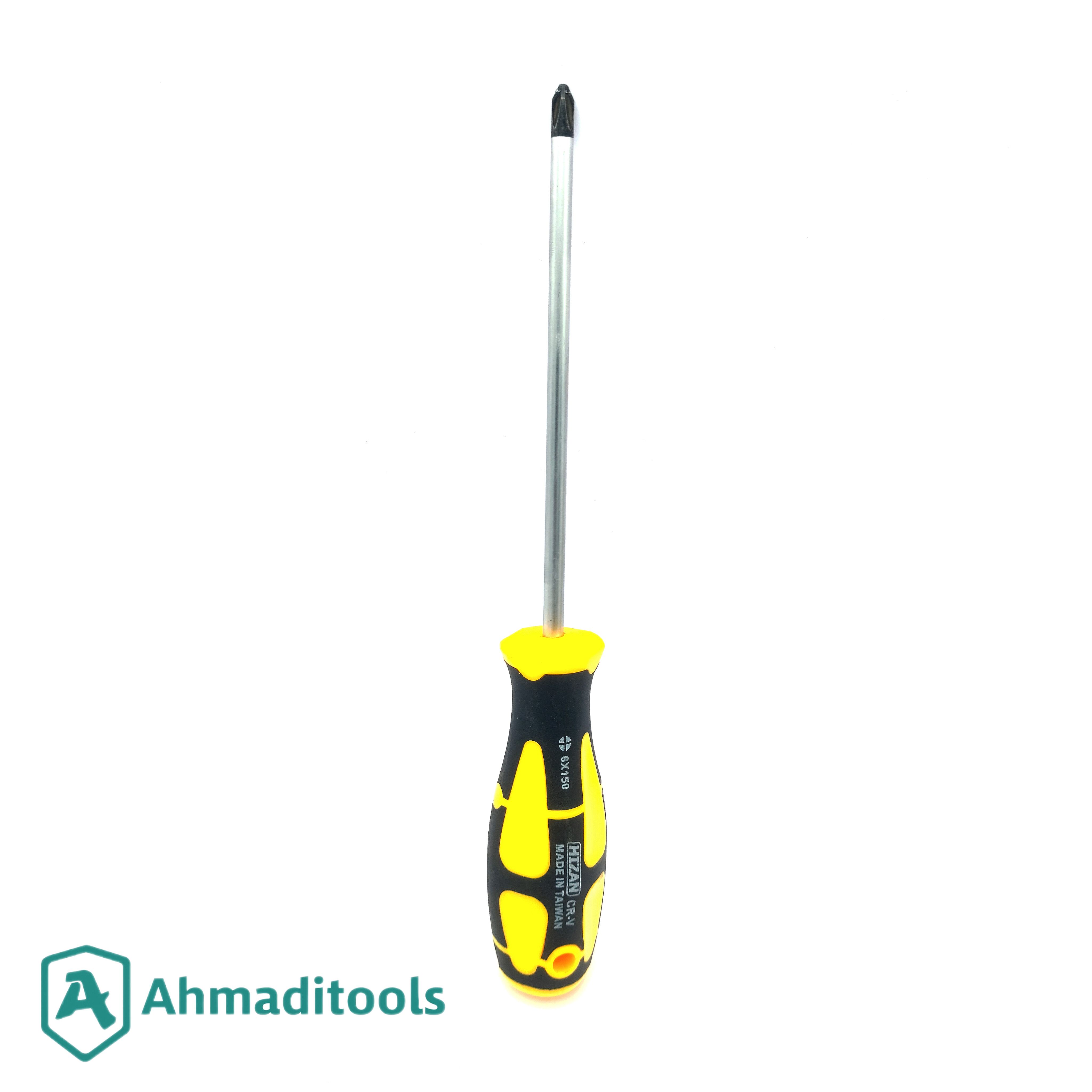 پیچ‌گوشتی چهارسو هایزان 150×6 تایوان