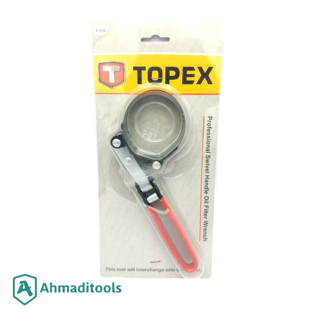 آچار فیلتر روغن تاپکس مدل AT-BOF1 سایز63 تا 73 میلی‌متر