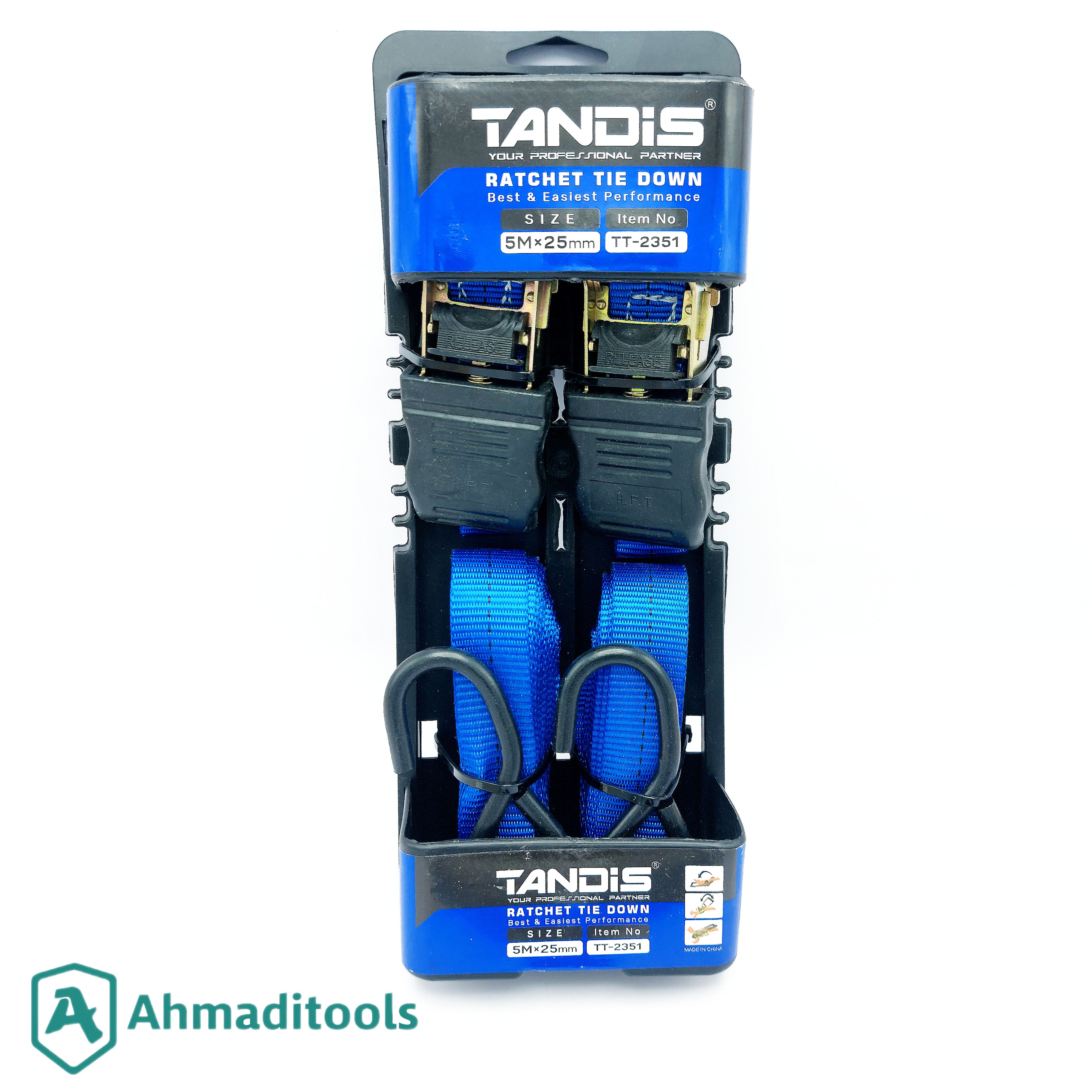 ست ۲ عددی تسمه باربند جغجغه‌ای تندیس مدل TT-2351