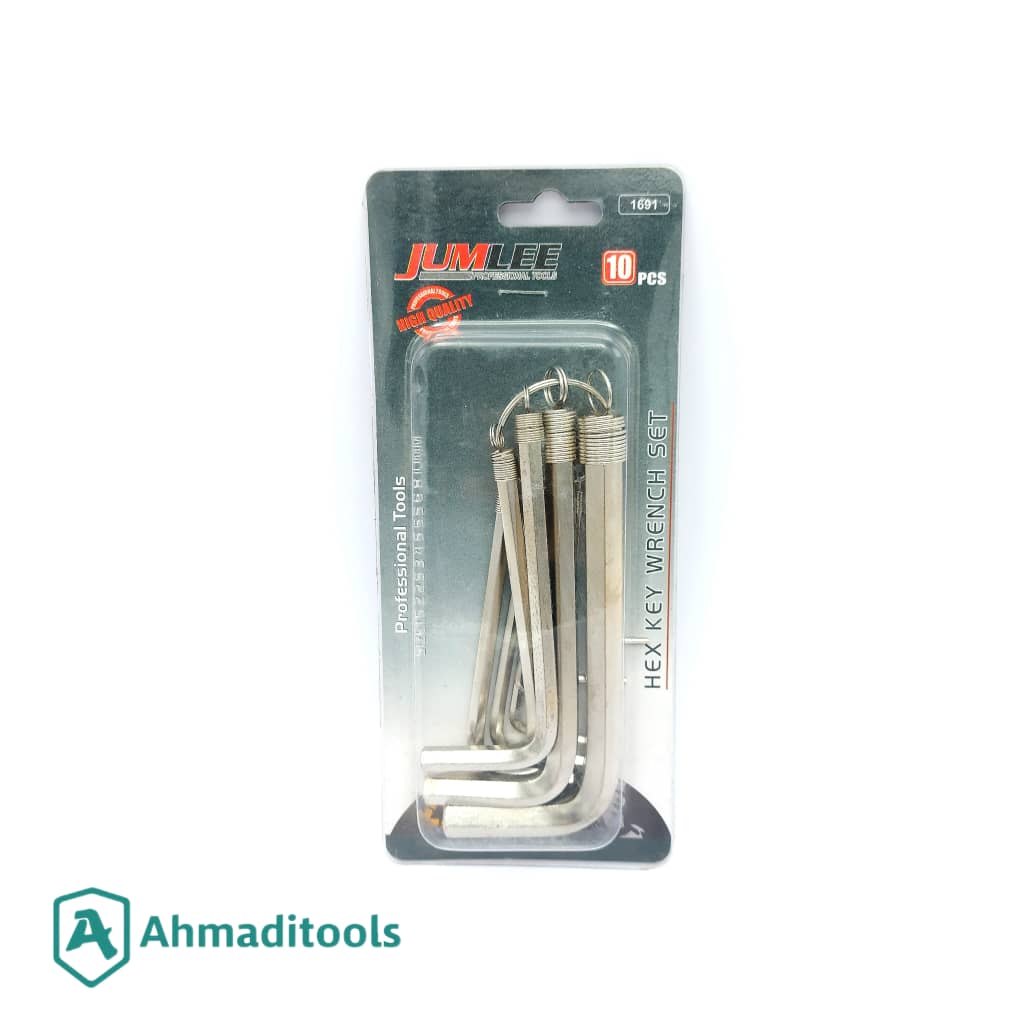 آچار آلن کارتی 10 عددی جاملی مدل 1691