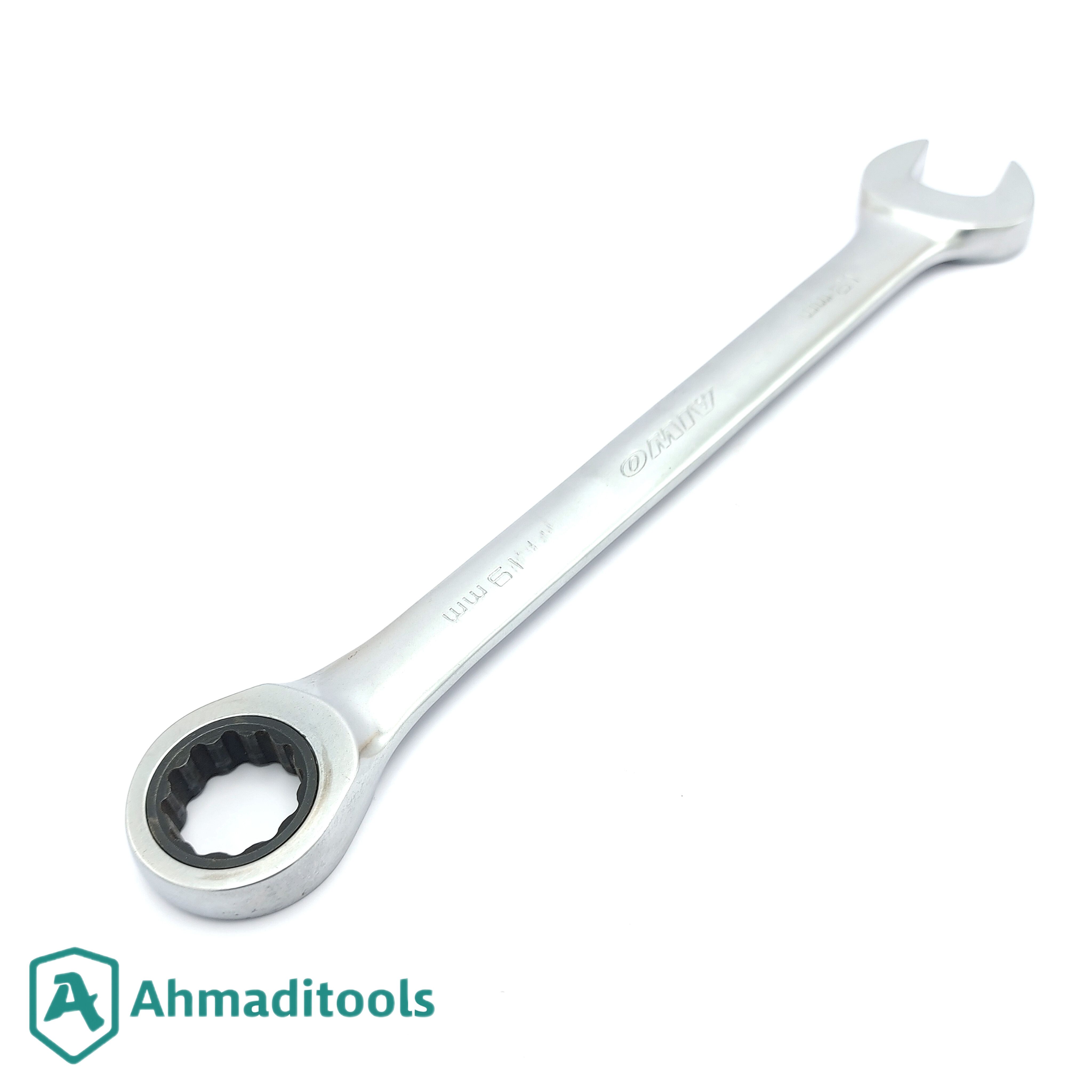 آچار یکسر رینگی ۱۹ میلی‌متر جغجغه‌ای AIWO