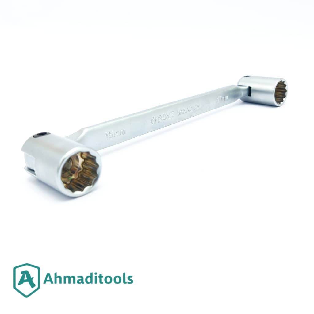 آچار دوسربکس تاشو هامبورگ سایز 16 و 17 میلی متری