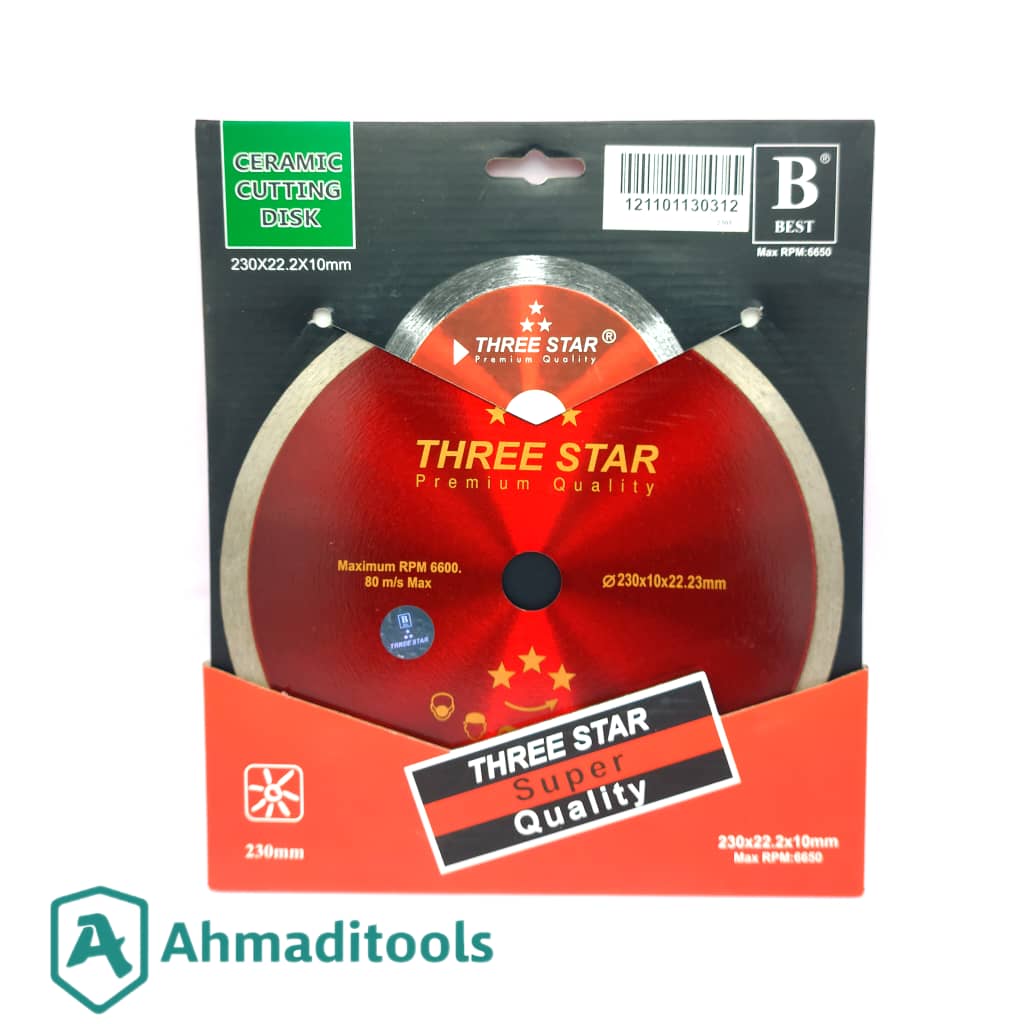 صفحه سرامیک بر ۳ ستاره آیسون مدل ۲۳۰ میلی‌متر