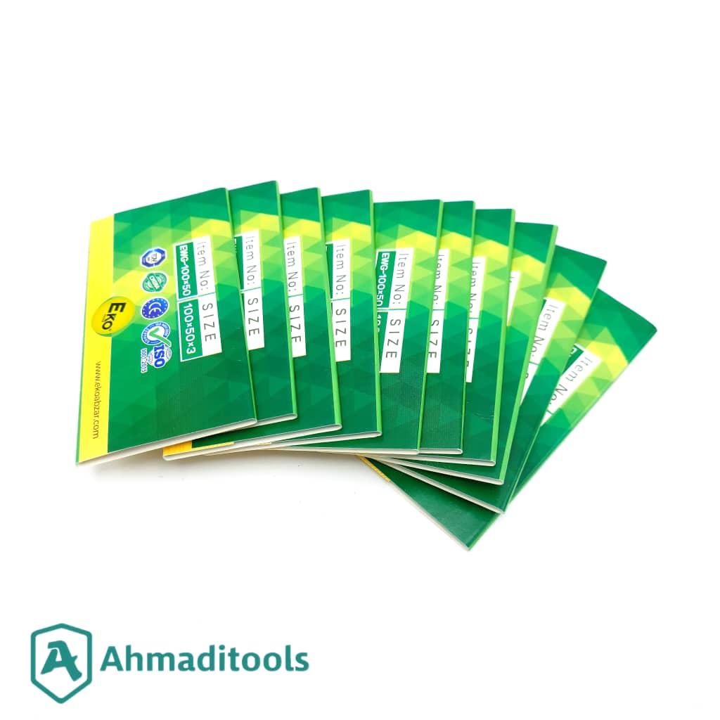 شیشه ماسک جوشکاری اکو مدل EWG-100*50 مجموعه 10 عددی 