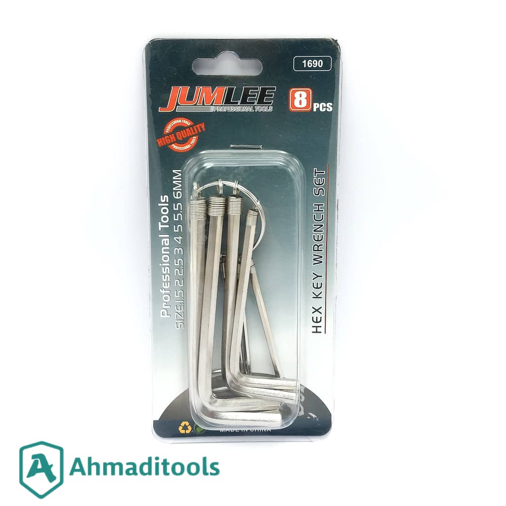 آچار آلن کارتی 8 عددی جاملی مدل 1690