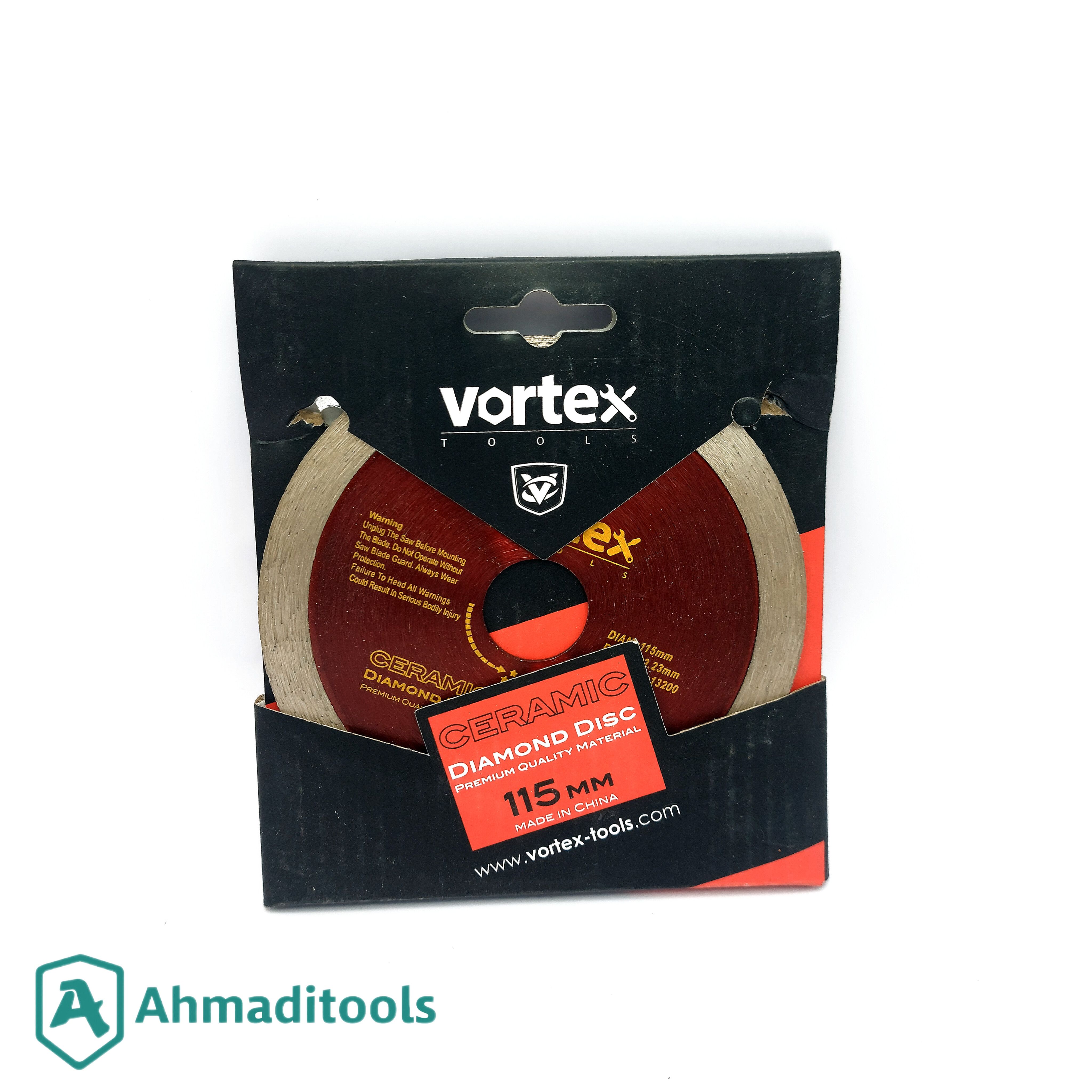 صفحه سرامیک‌بُر ۱۱۵ میلی‌متر ورتکس