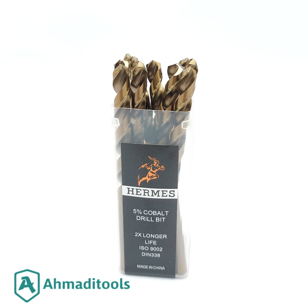 مته 8 میلی متر آهن 5 درصد کبالت هرمس بسته 10 عددی