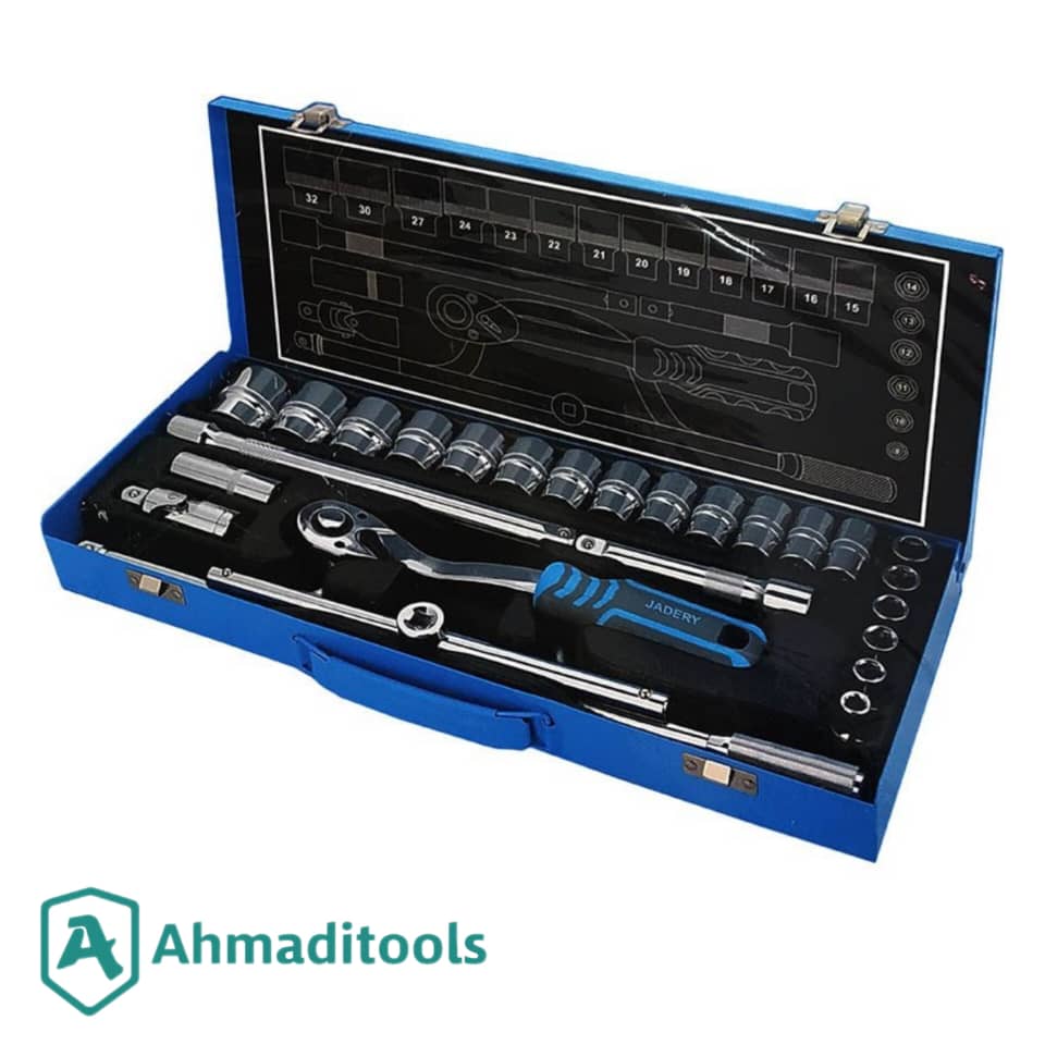 جعبه بکس 26 پارچه جادری سایز 1/2 اینچ