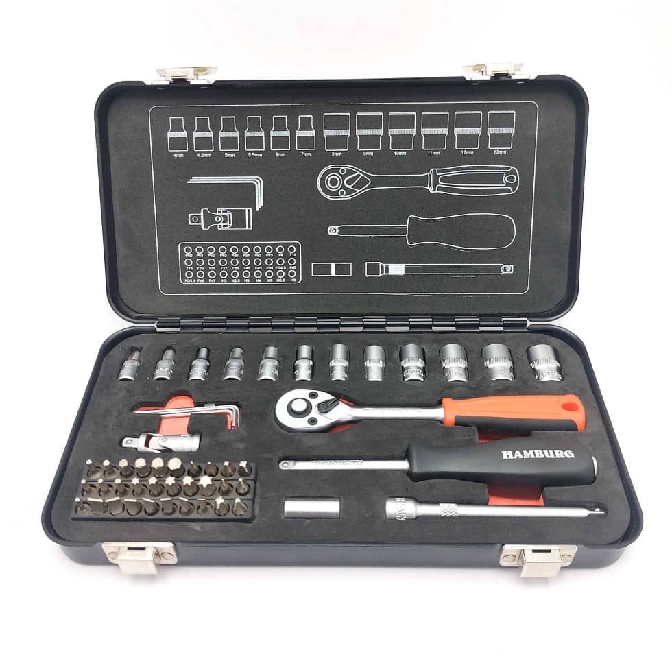 جعبه بکس ۵۰ پارچه هامبورگ مدل H6400 سایز ۱.۴ اینچ